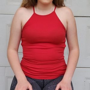 Red Halter Top